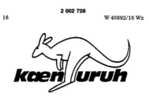 kaen uruh Logo (DPMA, 09.10.1990)