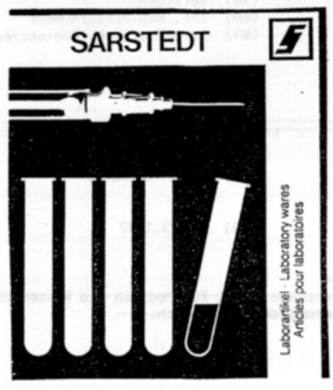 SARSTEDT Logo (DPMA, 08/09/1990)