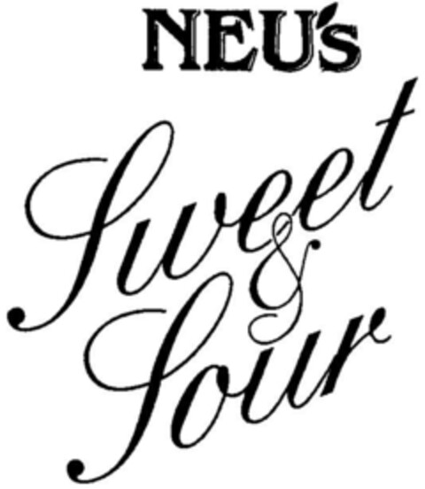 NEU's Sweet & Sour Logo (DPMA, 04.12.2000)