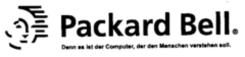 Packard Bell Denn es ist der Computer, der den Menschen verstehen soll. Logo (DPMA, 04/11/2001)