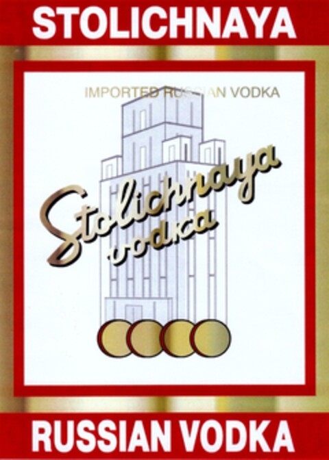 STOLICHNAYA vodca Logo (DPMA, 16.10.2009)