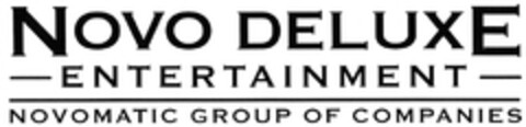 NOVO DELUXE ENTERTAINMENT NOVOMATIC GROUP OF COMPANIES Logo (DPMA, 09.05.2012)