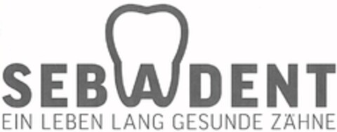 SEBADENT EIN LEBEN LANG GESUNDE ZÄHNE Logo (DPMA, 08/21/2013)