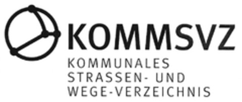 KOMMSVZ KOMMUNALES STRASSEN- UND WEGE-VERZEICHNIS Logo (DPMA, 09/26/2013)