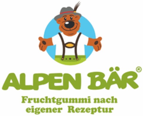 ALPEN BÄR Fruchtgummi nach eigener Rezeptur Logo (DPMA, 12.10.2016)