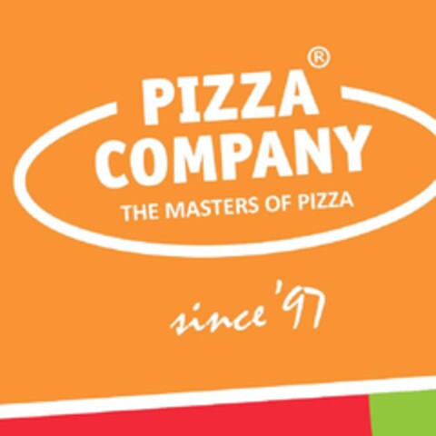 PIZZA COMPANY THE MASTERS OF PIZZA since '97 Logo (DPMA, 20.05.2019)