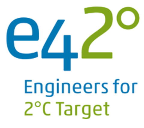 e42° Engineers for 2°C Target Logo (DPMA, 12.09.2019)