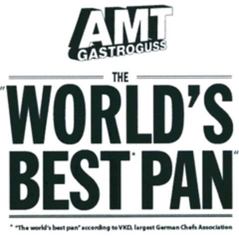 AMT GASTROGUSS THE WORLD'S BEST PAN Logo (DPMA, 04.08.2021)