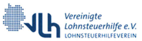 vlh Vereinigte Lohnsteuerhilfe e. V. LOHNSTEUERHILFEVEREIN Logo (DPMA, 08.09.2022)