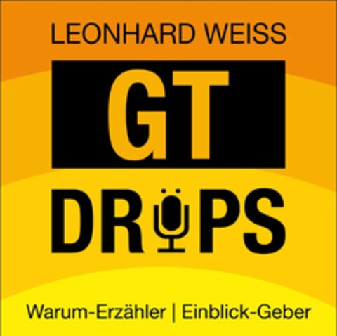 LEONHARD WEISS GT DRÖPS Warum-Erzähler | Einblick-Geber Logo (DPMA, 11.05.2023)