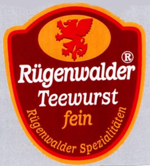 Rügenwalder Teewurst fein Logo (DPMA, 05.12.2003)