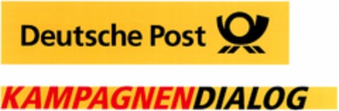 Deutsche Post KAMPAGNENDIALOG Logo (DPMA, 11.02.2004)