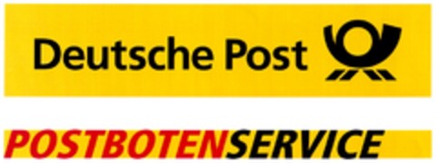 Deutsche Post POSTBOTENSERVICE Logo (DPMA, 03.09.2007)