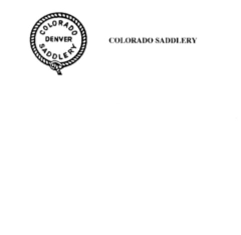 COLORADO SADDLERY Logo (DPMA, 07.01.1995)