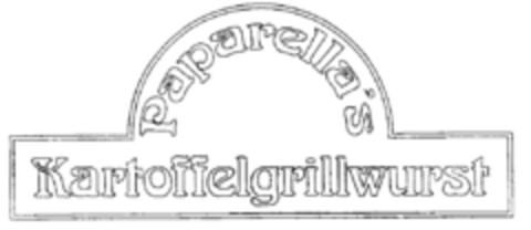 Paparella's Kartoffelgrillwurst Logo (DPMA, 26.09.1995)