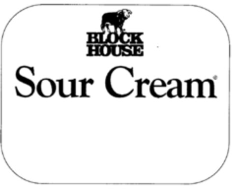 Sour Cream BLOCK HOUSE Logo (DPMA, 03/01/1997)