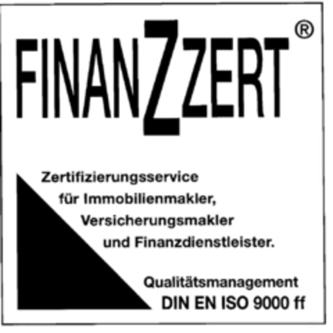 FINANZZERT Logo (DPMA, 12.11.1997)