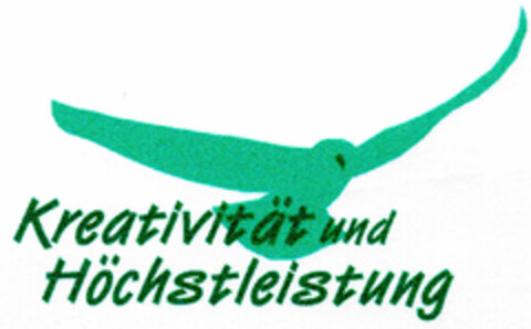 Kreativität und Höchstleistung Logo (DPMA, 02.10.1998)