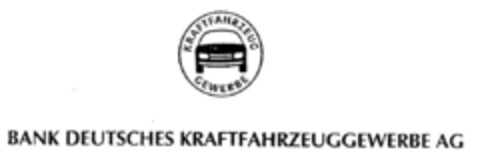 BANK DEUTSCHES KRAFTFAHRZEUGGEWERBE AG Logo (DPMA, 19.11.1999)