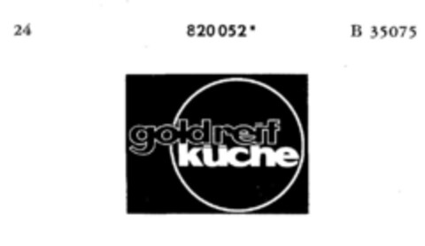 goldreif küche Logo (DPMA, 17.12.1965)