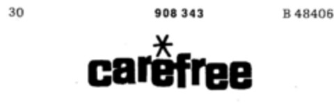 carefree Logo (DPMA, 13.06.1972)