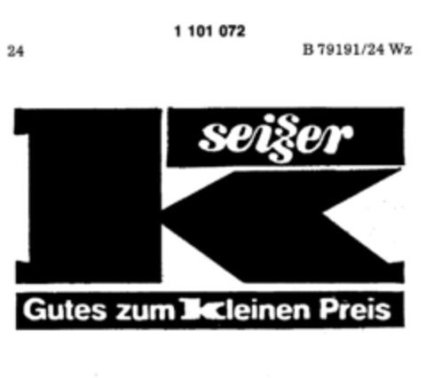 seisser Gutes zum kleinen Preis Logo (DPMA, 08.04.1986)