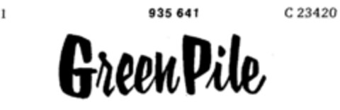 Green Pile Logo (DPMA, 12.07.1973)