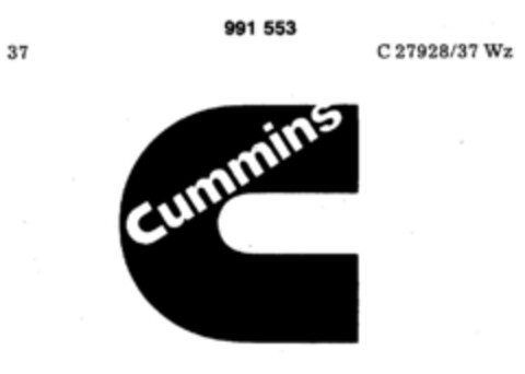 Cummins C Logo (DPMA, 02.04.1979)