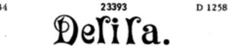 Delila Logo (DPMA, 01/29/1897)