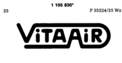 VITAAIR Logo (DPMA, 01.04.1987)