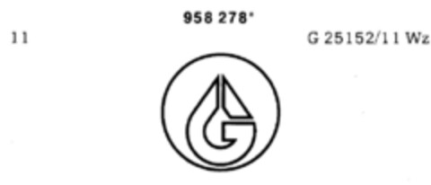 G Logo (DPMA, 07.03.1977)