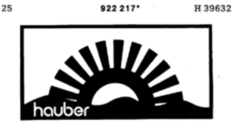 hauber Logo (DPMA, 18.07.1974)