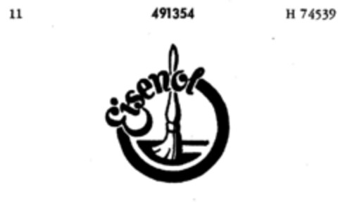 Eisenol Logo (DPMA, 13.07.1936)