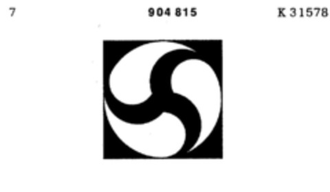 904815 Logo (DPMA, 17.02.1971)