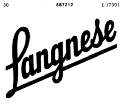 Langnese Logo (DPMA, 31.10.1970)