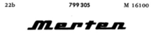 Merten Logo (DPMA, 25.02.1960)