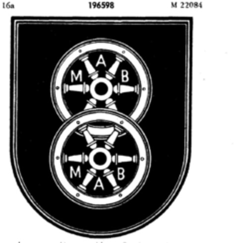 M A B   M A B Logo (DPMA, 05.11.1913)