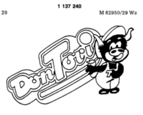 DonTori Logo (DPMA, 21.05.1988)