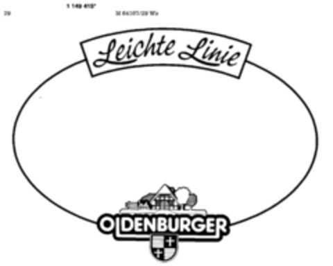 Leichte Linie OLDENBURGER Logo (DPMA, 09.12.1988)