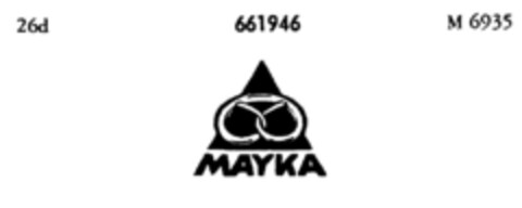 MAYKA Logo (DPMA, 17.09.1953)