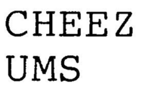 CHEEZ UMS Logo (DPMA, 13.10.1994)