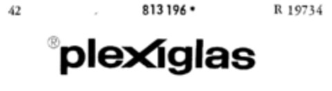 plexiglas Logo (DPMA, 13.11.1964)