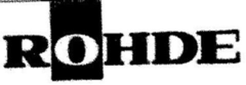 ROHDE Logo (DPMA, 04/16/1975)