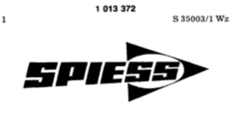 SPIESS Logo (DPMA, 06.06.1980)