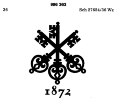 1872 Logo (DPMA, 02.04.1979)