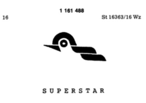 SUPERSTAR Logo (DPMA, 29.08.1989)