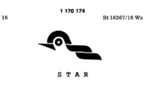 STAR Logo (DPMA, 29.08.1989)