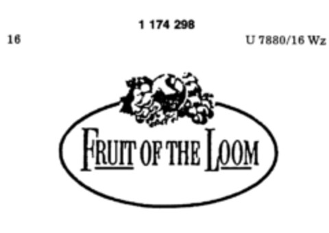 FRUIT OF THE LOOM Logo (DPMA, 07/28/1990)