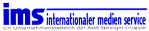 ims internationaler medien service Logo (DPMA, 29.05.2000)