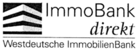 ImmoBank direkt Westdeutsche Immobilien Bank Logo (DPMA, 26.07.2001)